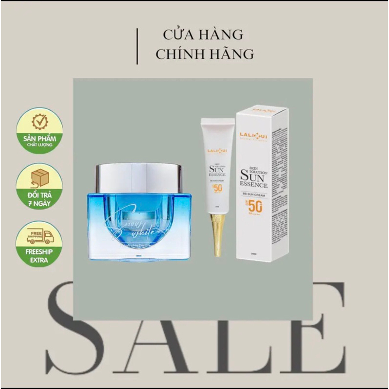 Kem Tuyết Mẫu Mới Dưỡng Trắng Lên Tone Chống Nắng Lalihui