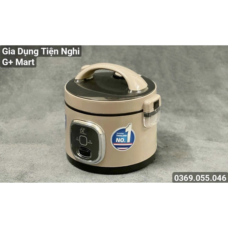 Nồi Cơm Điện Lòng Dày Chính Hãng ORKIN OR12 900W 1,2L Bảo hành 12 tháng - Giadungtiennghigmart