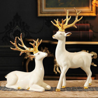 Tuần lộc decor trang trí cao cấp,gốm sứ cao cấp