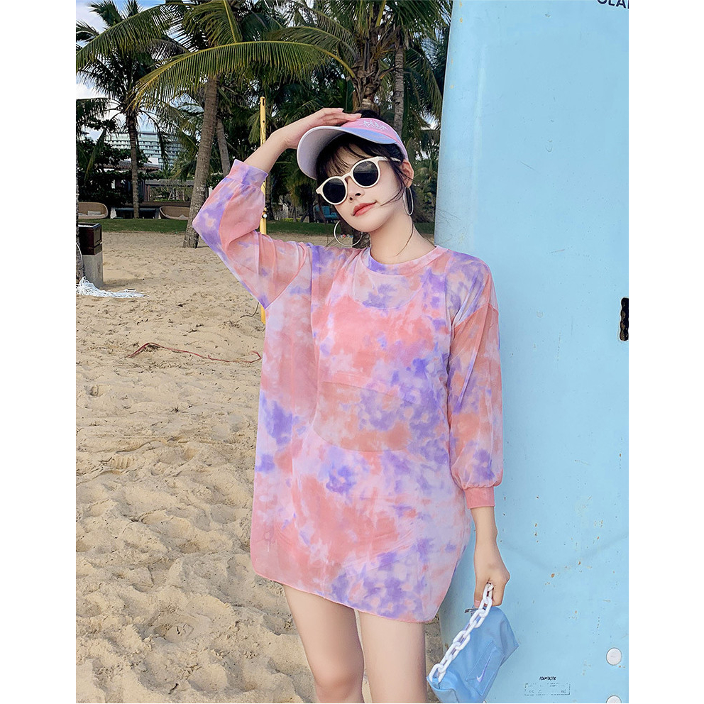 ĐỒ BƠI ĐI BIỂN 3 MÓN KIỂU DÁNG THỂ THAO LANBISHOP119