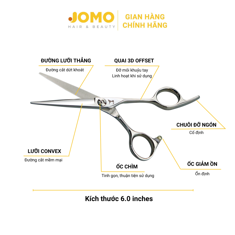 Kéo Cắt tóc VLS JP-553 - Jomo Hair & Beauty