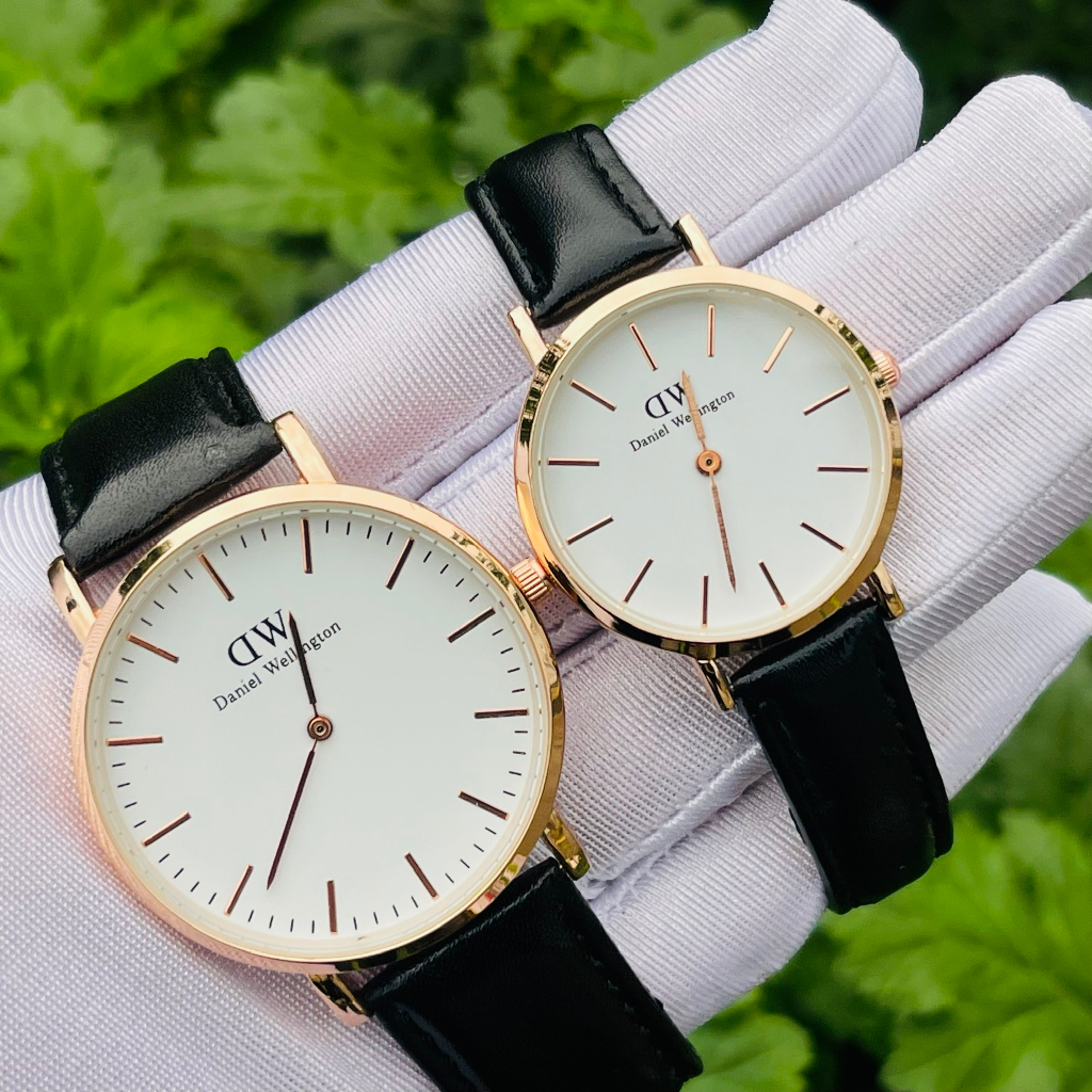 Combo Bộ Đôi Đồng Hồ Thời Trang Nam Nữ Classic Sheff Rose Gold 36mm & 40mm (BẢO HÀNH 6 THÁNG)