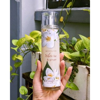 🍵white tea & ginger - xịt thơm 236ml bath & body works