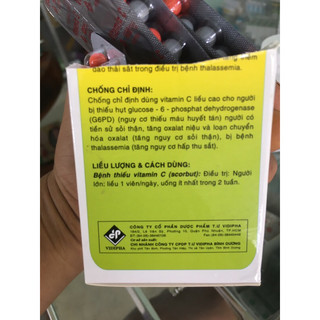 Vitamin C cho cá koi - Vỉ 10 viên