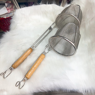 Vợt hủ tiếu , vợt trụng mì Inox cán ngắn , cán dài