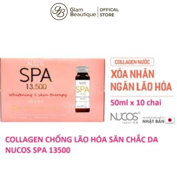 Collagen Nucos Spa 13500mg 50ml*10 chống lão hóa Glam Beautique