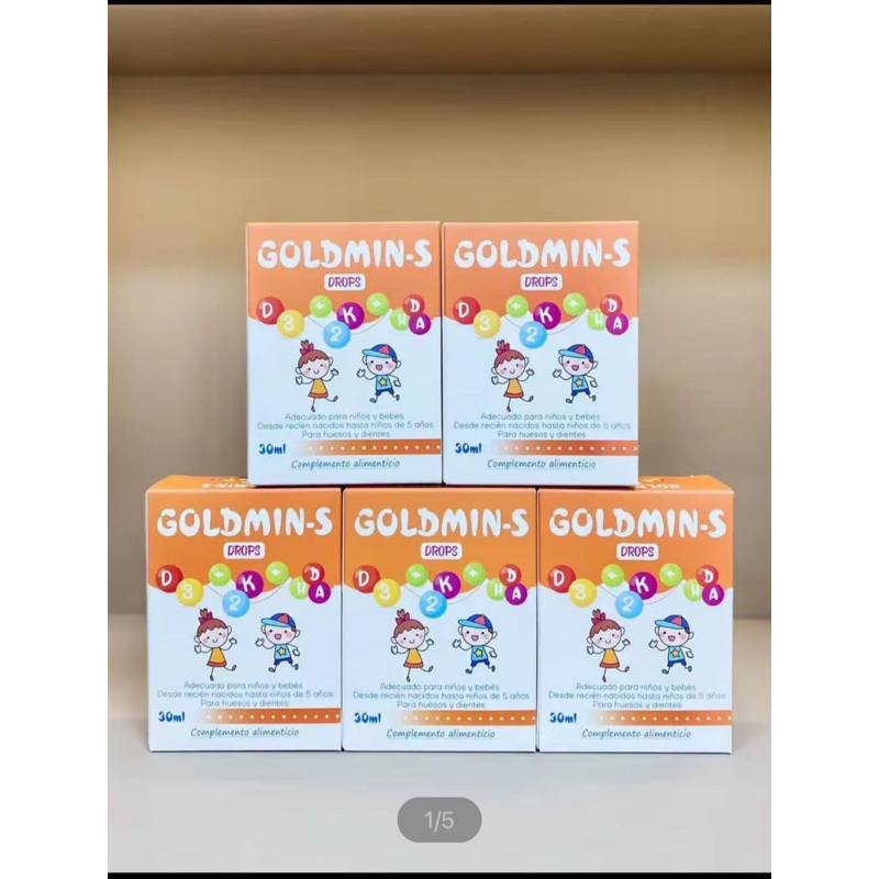 GOLDMIN-S d3k2 bo sung d3k2 dha cho bé giúp  bé phát triển xương  chắc khỏe  , phát triển não bộ tăng hấp thuj canxi