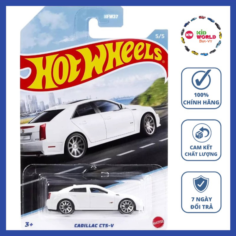 Xe mô hình Hot Wheels Luxury Sedans Series 2022 Cadillac CTS-V HDH16.