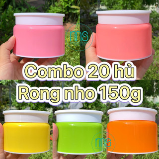 Combo 20 hủ rong nho đựng 150g kem