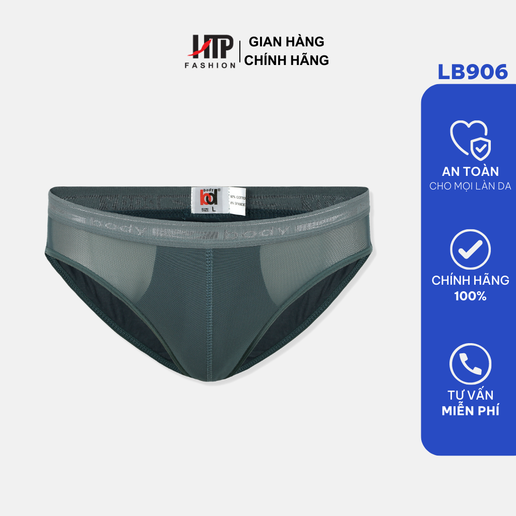 Quần lót tam giác nam LUXURY BODY LB906 thoáng mát, thấm hút vượt trội