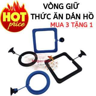 (MUA 3 TẶNG 1) Vòng Giữ Thức Ăn Cho Cá - Phụ kiện cá cảnh | Hingaostore.