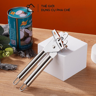 Dụng cụ mở nắp đồ hộp đa năng chất liệu inox, Dụng cụ khui hộp đa năng cầm tay