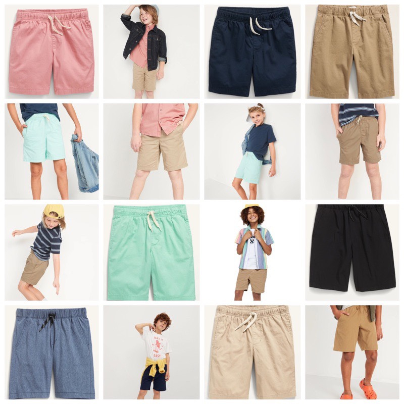Short Kaki Bé Trai - Chất Kaki OLDNAVY Xuất Xịn - Đứng From Siêu Đẹp - Size từ 18-50kg - SuSi Kids Shop