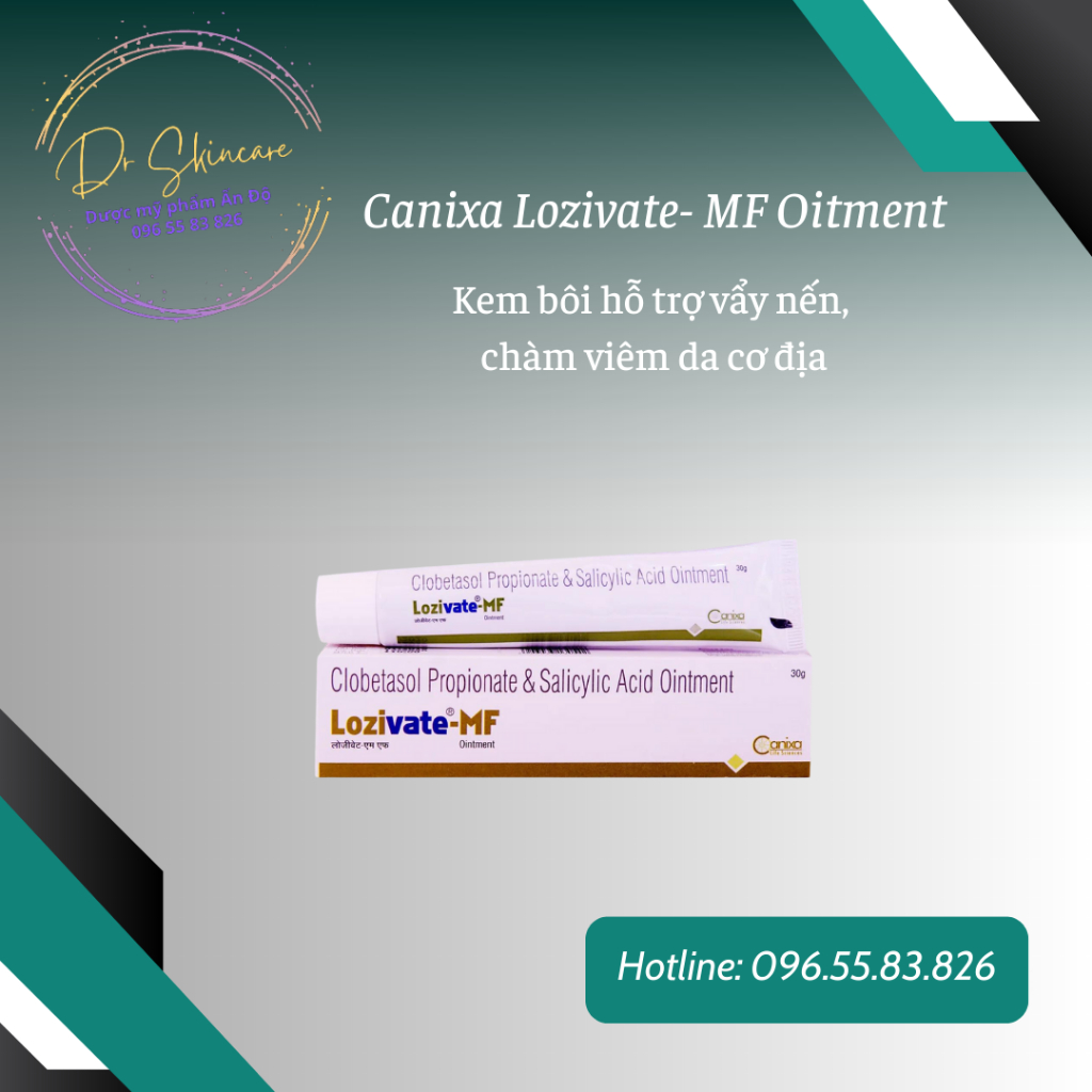 Kem bôi Lozivate MF Ointment 30g (date 5/24)