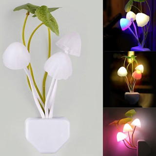 Đèn ngủ cảm ứng đổi màu hình nấm ngũ sắc - đèn ngủ cảm ứng 2in1