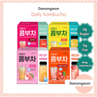 TRÀ KOMBUCHA DAILY KOMBUCHA (5G X 20 GÓI) (HỘP) Hàng công ty nhập khẩu có tem phụ tiếng việt kèm bình 16,65 kcal