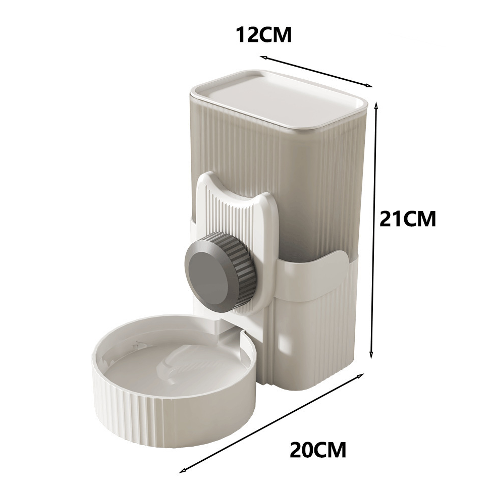 Bình Nước Uống, Bình Thức Ăn Gắn Chuồng Chó Mèo Hàng Cao Cấp KÍch Thước 21x12x20cm
