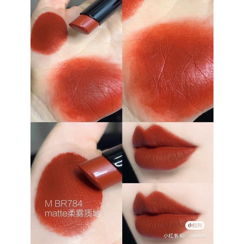 Son S.h.u mini unbox 784 đỏ đất