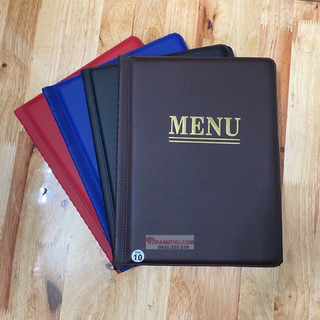 CUỐN BÌA MENU LÁ DA ĐẶC BIỆT A5 (17x23cm)