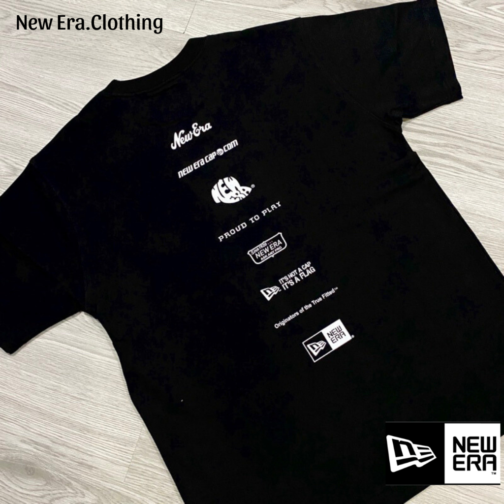 Áo thun New.Era Ticket logo mới NE, áo thun Unisex Cotton 4 chiều oversize form rộng NE43