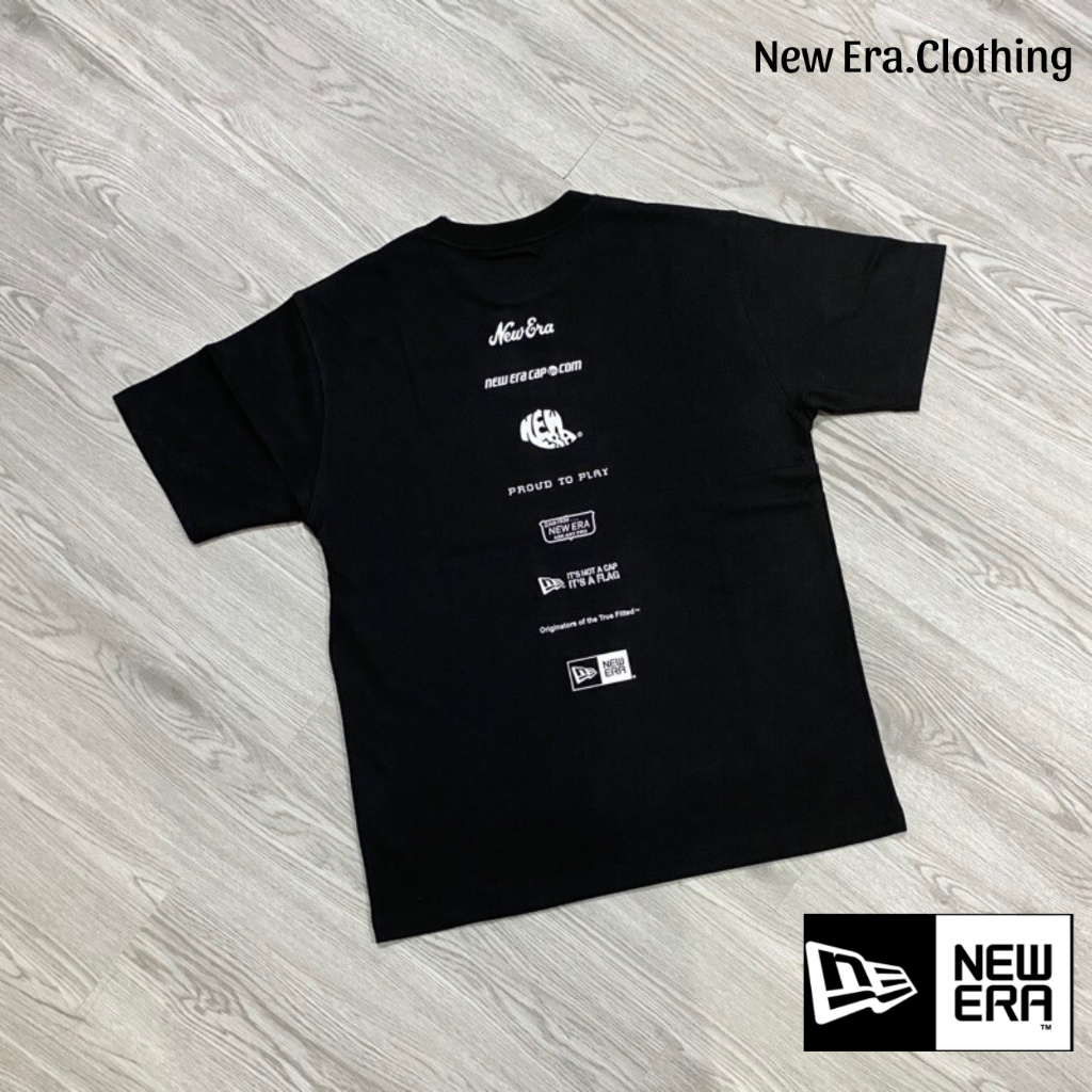 Áo thun New.Era Ticket logo mới NE, áo thun Unisex Cotton 4 chiều oversize form rộng NE43