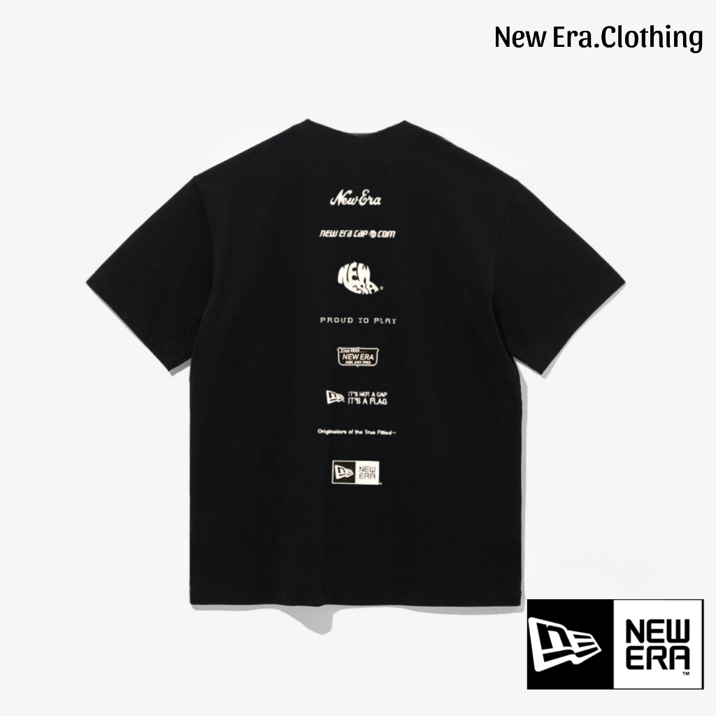 Áo thun New.Era Ticket logo mới NE, áo thun Unisex Cotton 4 chiều oversize form rộng NE43
