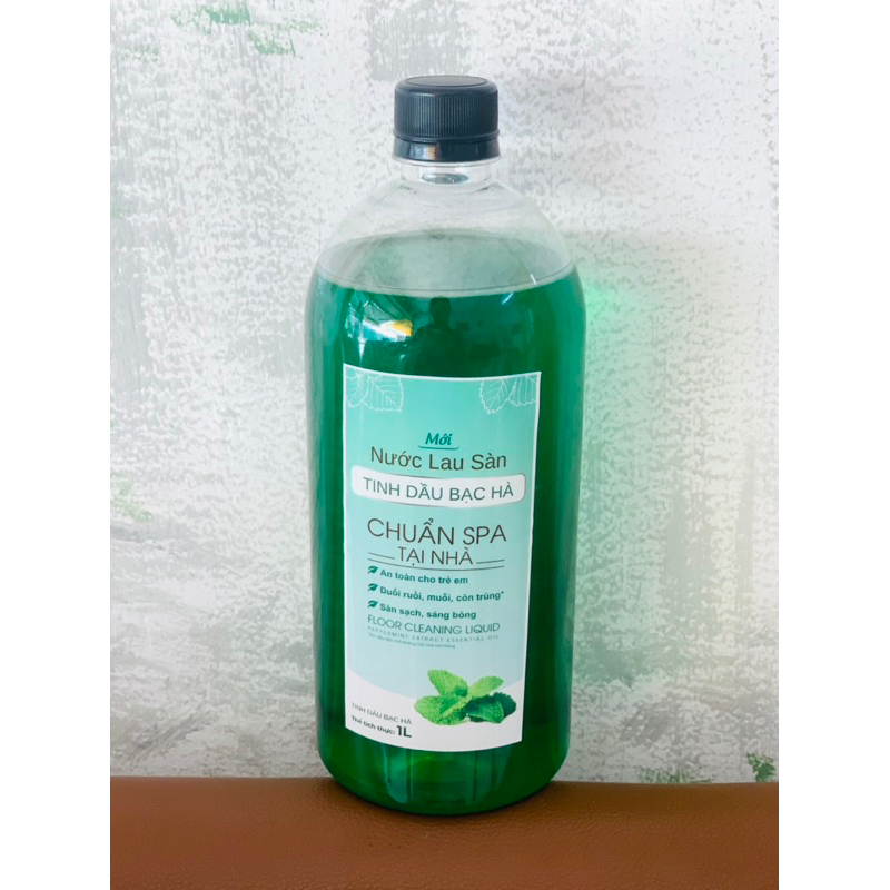 Nước lau sàn nhà tinh dầu SẢ CHANH-BẠC HÀ-LAVENDER 1000ml - Đuổi muỗi, côn trùng, sàn sạch, sáng bóng