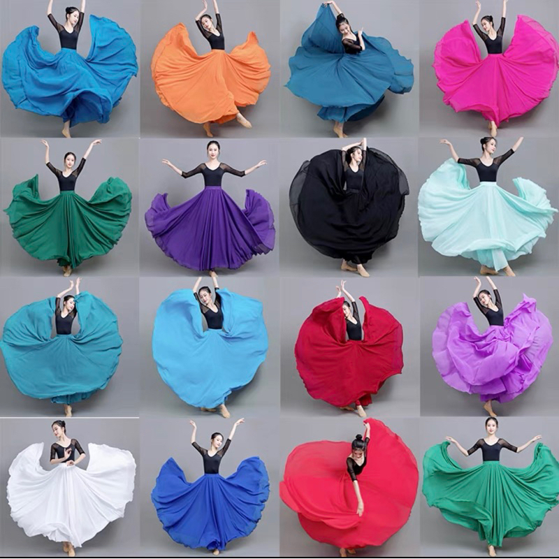 [Order] Váy múa 2 lớp 720 độ