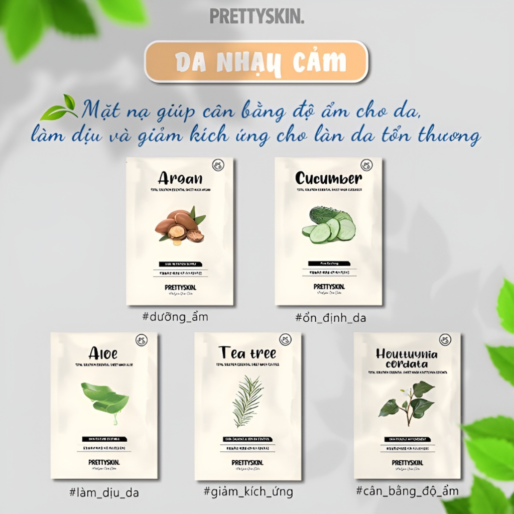 Mặt Nạ Giấy Pretty Skin Mask Vitamin Dưỡng Trắng Da Cấp Ẩm Tái Tạo Collagen Chăm Sóc Phục Hồi Da Giảm Mụn Hàn Quốc 23g | BigBuy360 - bigbuy360.vn