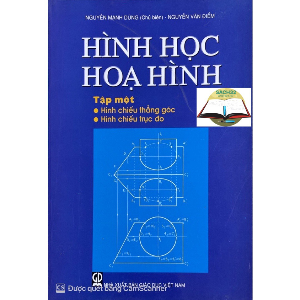 Sách - Combo Hình Học Họa Hình Tập 1 + Tập 2