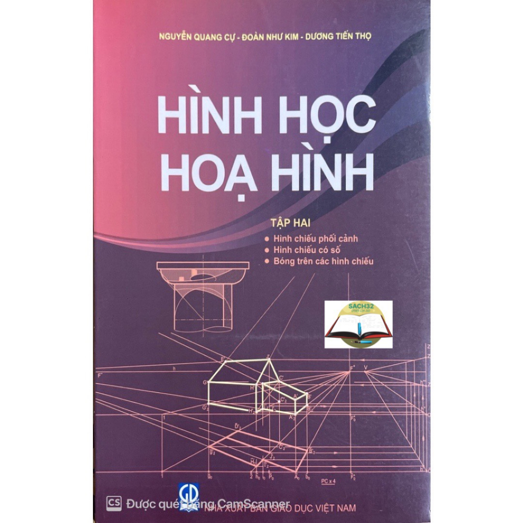 Sách - Combo Hình Học Họa Hình Tập 1 + Tập 2
