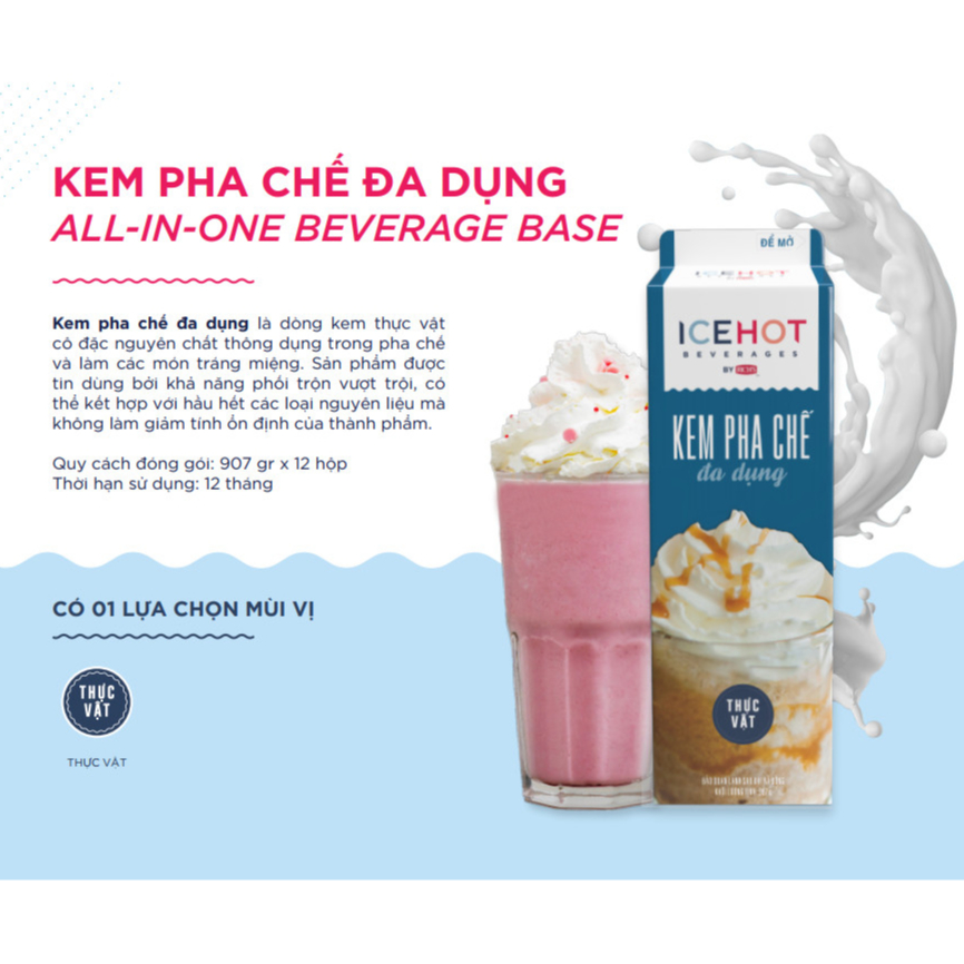 Kem pha chế Đa Dụng ICEHOT (Kem Base)