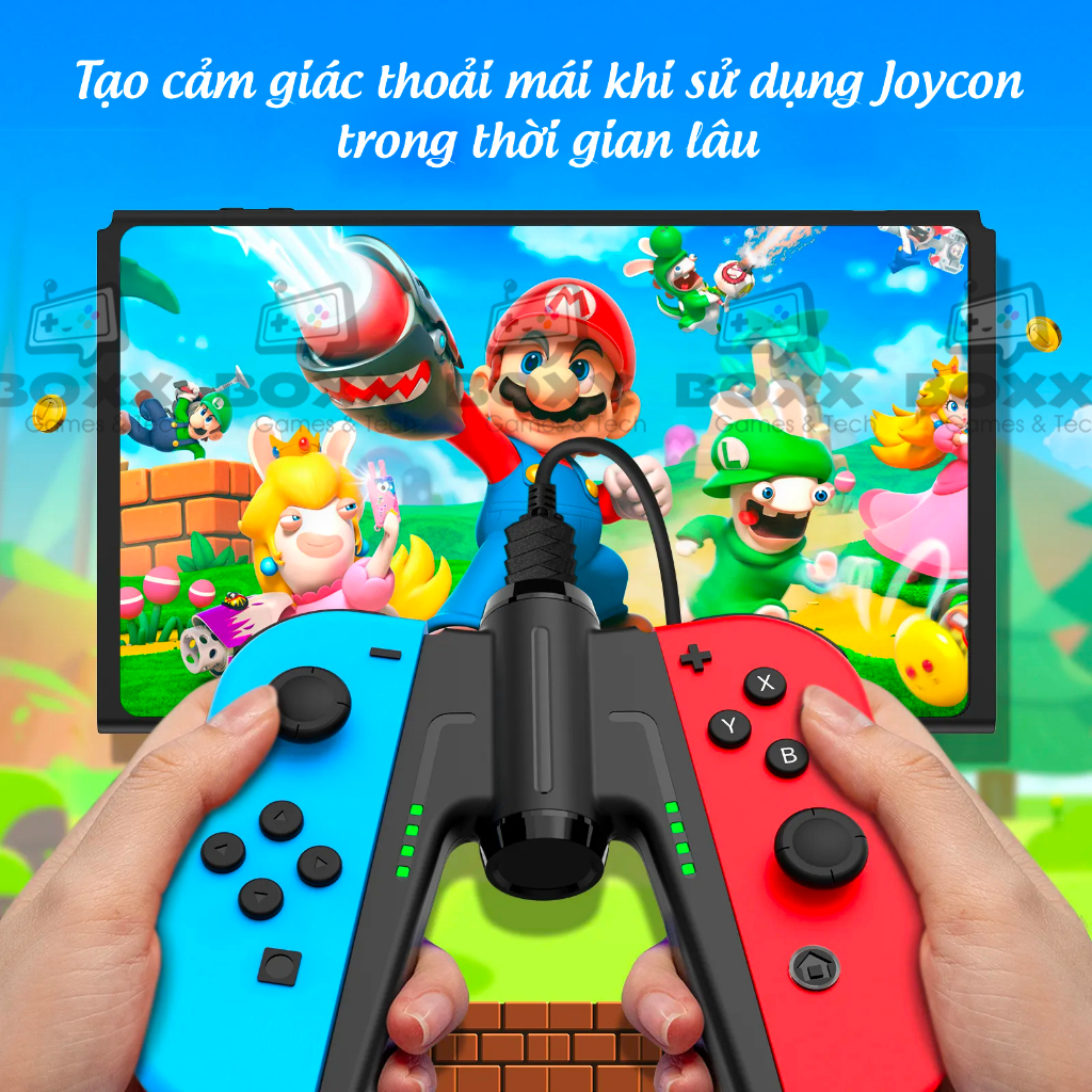 Grip Sạc Joy Con chữ V cho Nintendo Switch chính hãng IINE