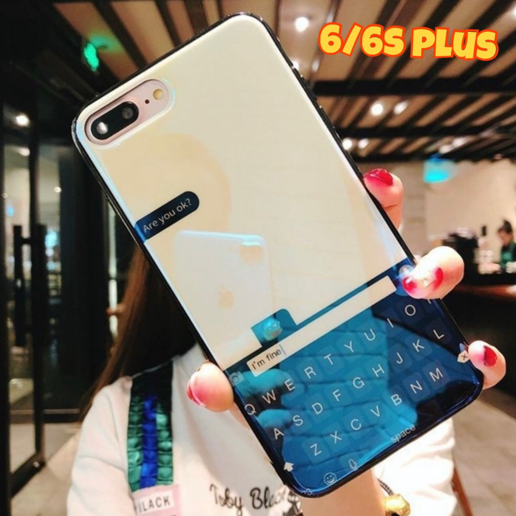 [ Iphone 6/6s Plus ] Ốp Lưng Bóng Message