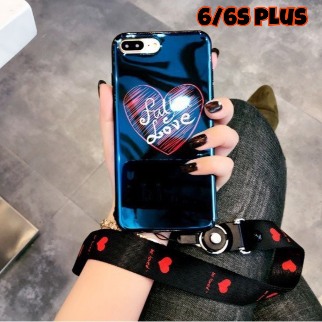 [ Iphone 6/6s Plus ] Ốp Lưng Bóng Hình Tim Love
