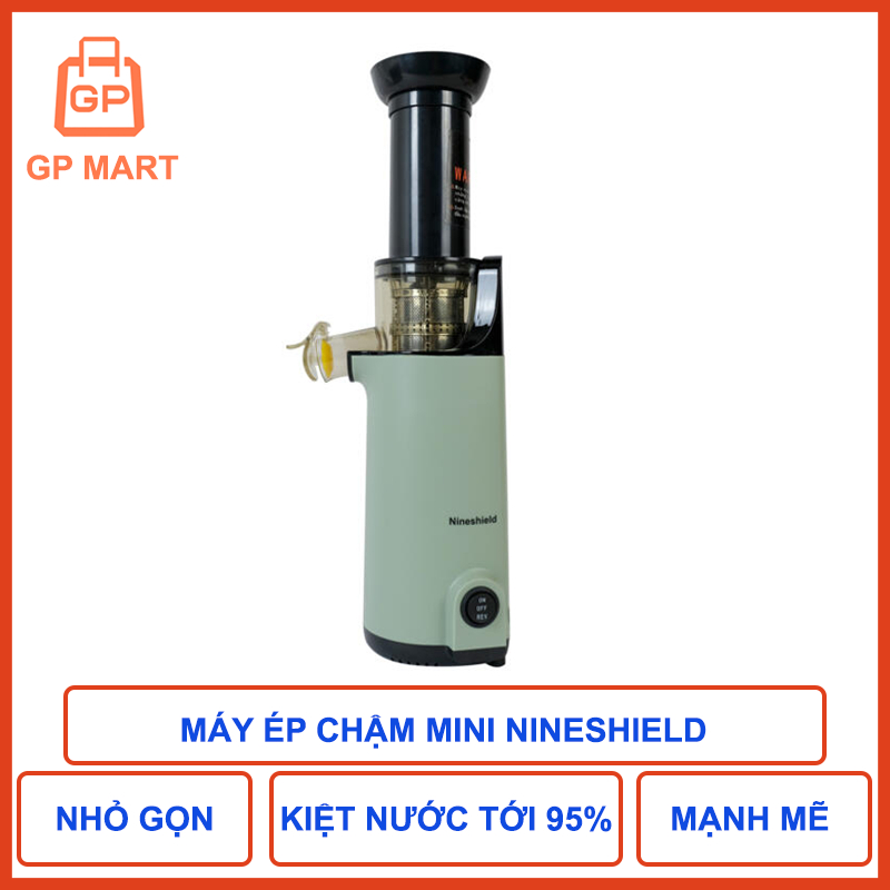 Máy Ép Chậm Mini Nineshield KB-F6B - Chính Hãng - Nhỏ Gọn - Bảo Hành 12 Tháng