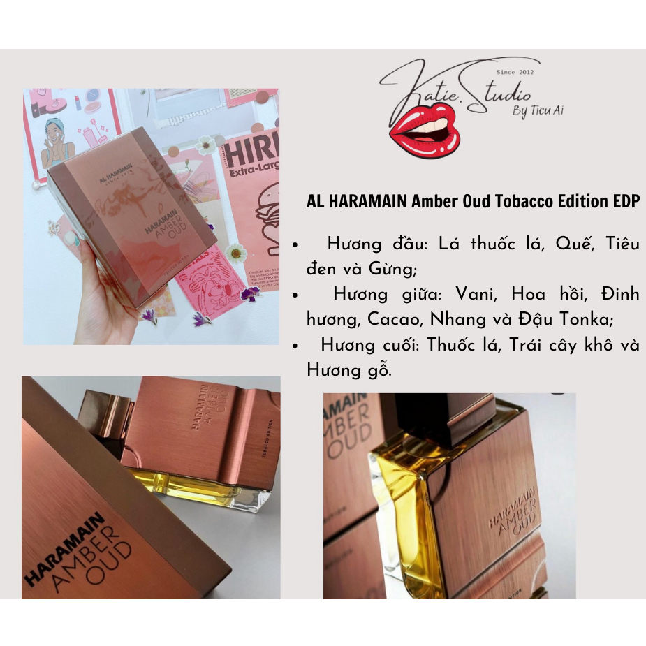 [CHÍNH HÃNG] Nước hoa Al Haramain Amber Oud Tobacco Edition
