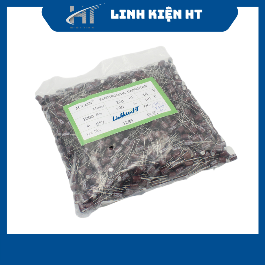 Tụ hóa 50V 10000uF 30x50mm chân cứng JCCON Audio - Linh kiện HT