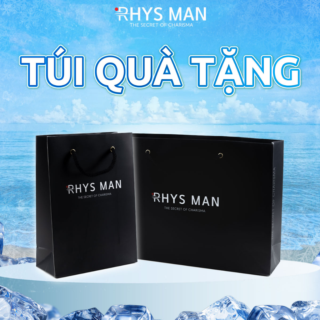 Túi Quà Tặng Rhys Man Màu Đen Sang Trọng