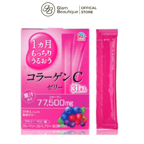 Thạch Collagen/Placenta Otsuka Skin C Nhật Bản (Hộp 31 thanh) Glam Beautique