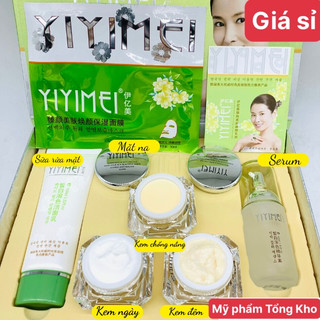 Bộ yiyimei mẫu mới dưỡng trắng da, mờ nám tàn nhang
