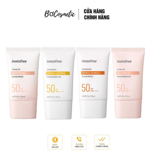 Kem chống nắng nâng tone, kiềm dầu innisfree tone up no sebum sunscreen spf50/pa++++