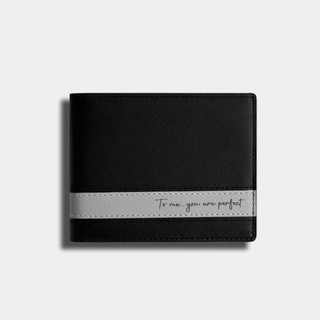 Ví dolanto brand cosmos saffiano wallet - ngang