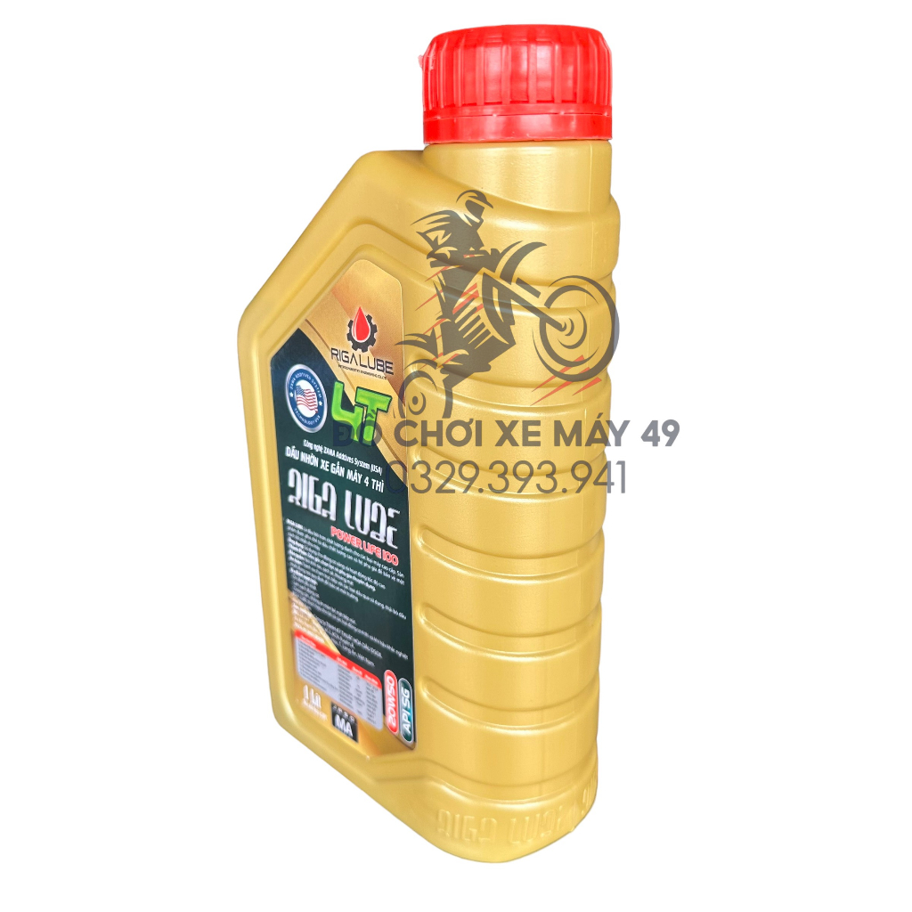 Dầu nhớt xe máy Riga Lube  20W50, Rẻ dùng cho các xe máy cũ
