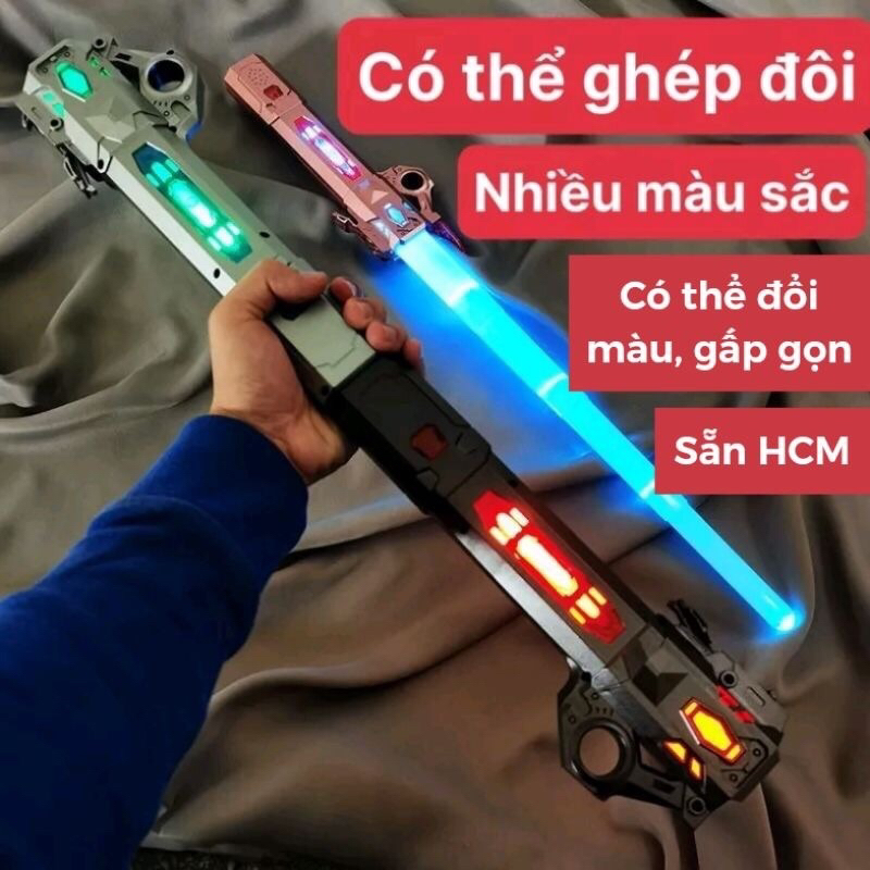 Đồ Chơi Kiếm Phát Sáng Mẫu Mới Dùng Pin Sạc Hot Hit