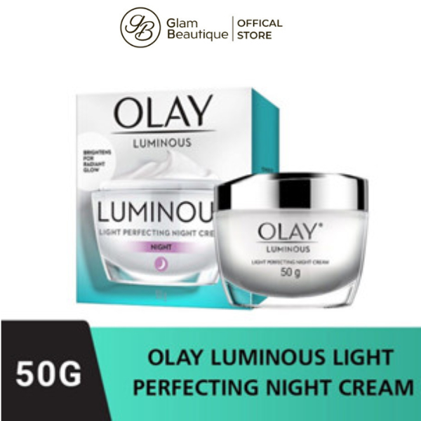 Kem dưỡng trắng da ban đêm White Radiance Light Perfecting Night Cream Olay 50gr Glam Beautique