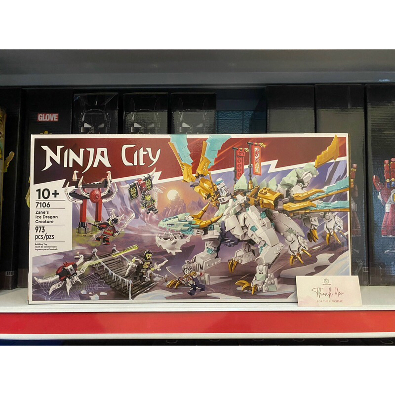 Đồ chơi lắp ráp Ninja Go 7106 67003 71786 Rồng băng của Zane - Xếp hình thông minh