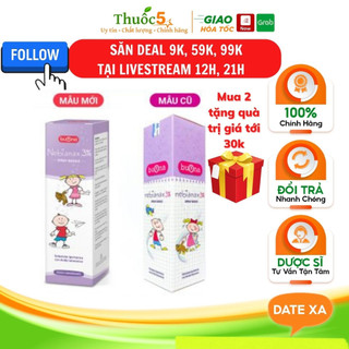 Dung Dịch Xịt Mũi Nebial 3% Spray Giúp Giữ Ẩm Và Làm Sạch Mũi, Hiệu Quả Nhanh Cho Sổ Mũi Lọ 100ml