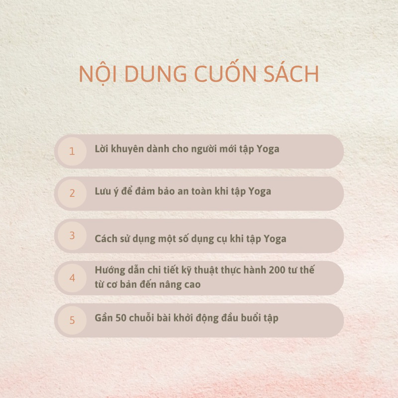 Sách - Hướng dẫn khởi động và 200 tư thế Yoga từ cơ bản đến nâng cao