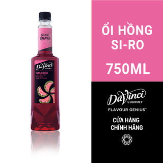 Siro ổi hồng/ syrup pink guava - davinci gourmet 750ml